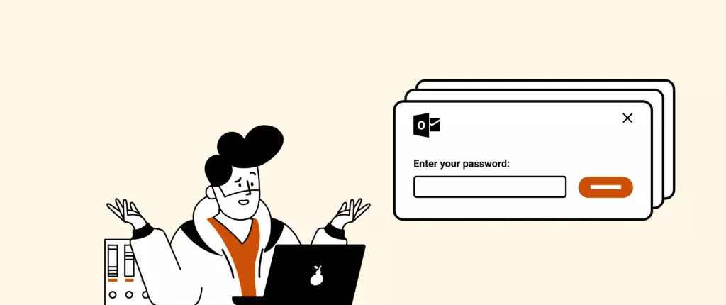 How to fix outlook issues - password prompt