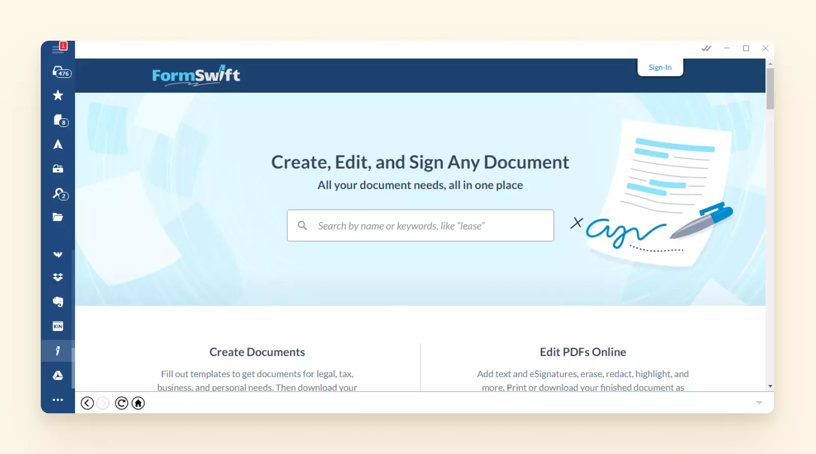 FormSwift homepage