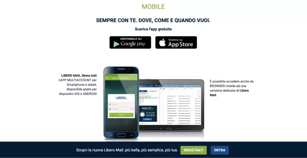 Libero mobile apps