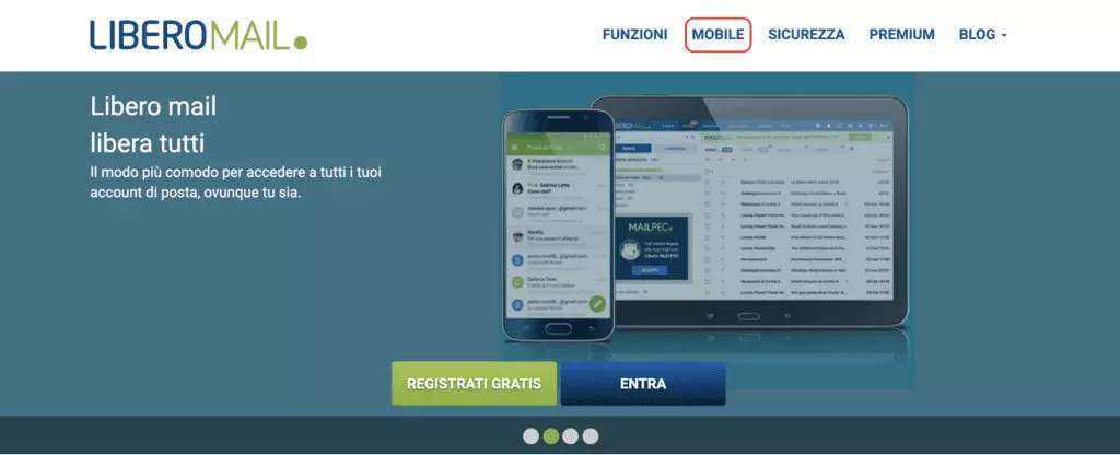 Libero Mail mobile access
