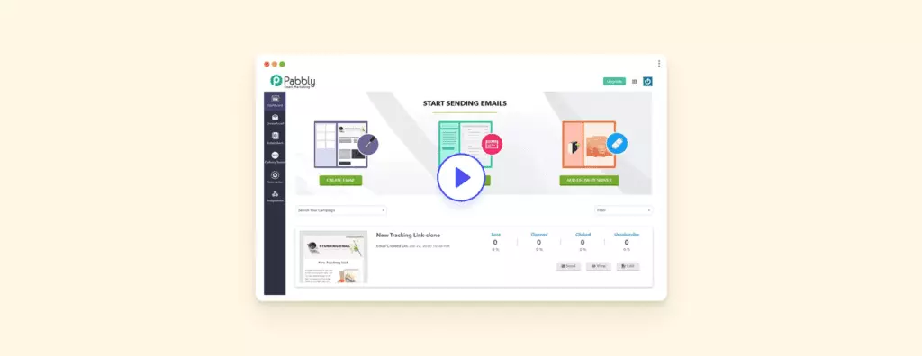Pabbly envoi d'emails