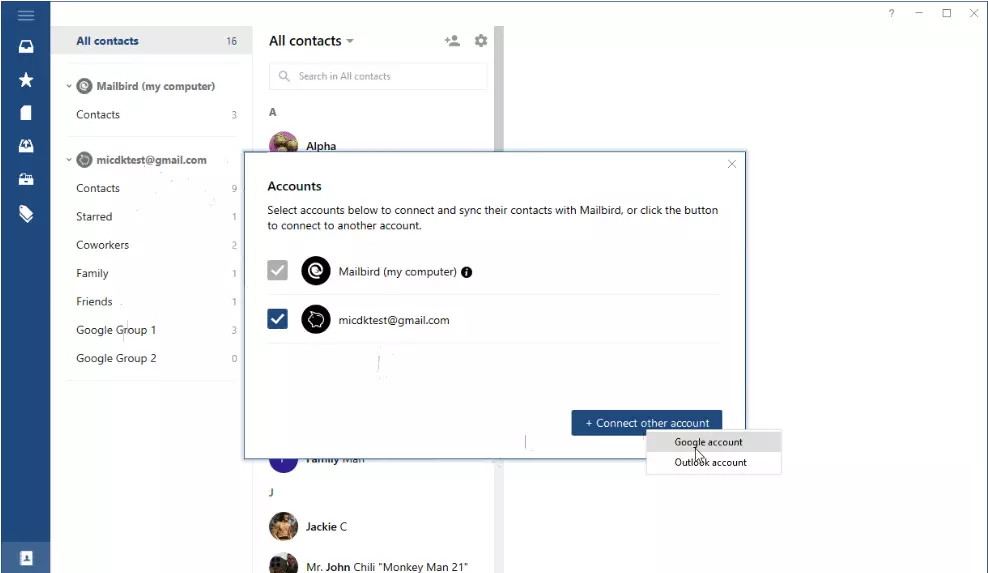 Connect Gmail to Mailbird and schedule emails
