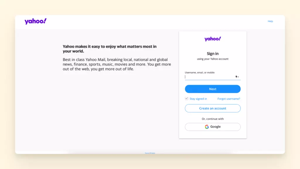 Problemas do Yahoo Mail no Mac
