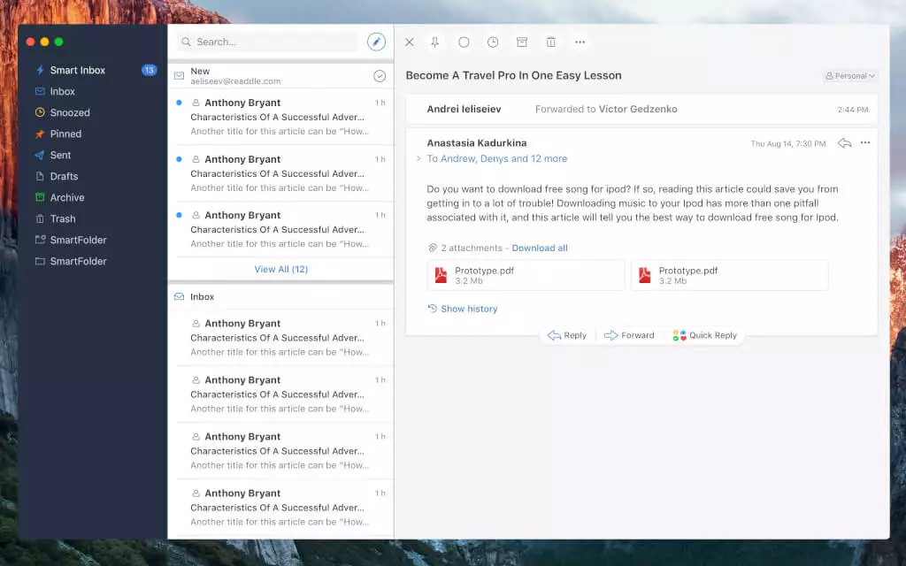 mac email client