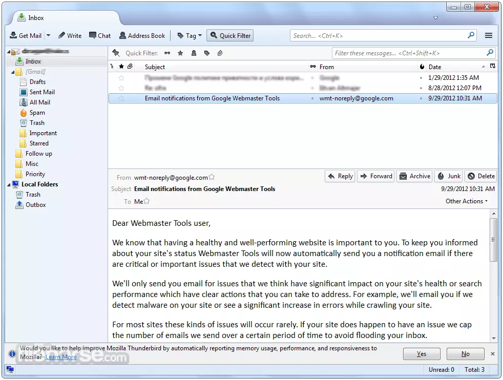 windows 10 pop3 mailbird