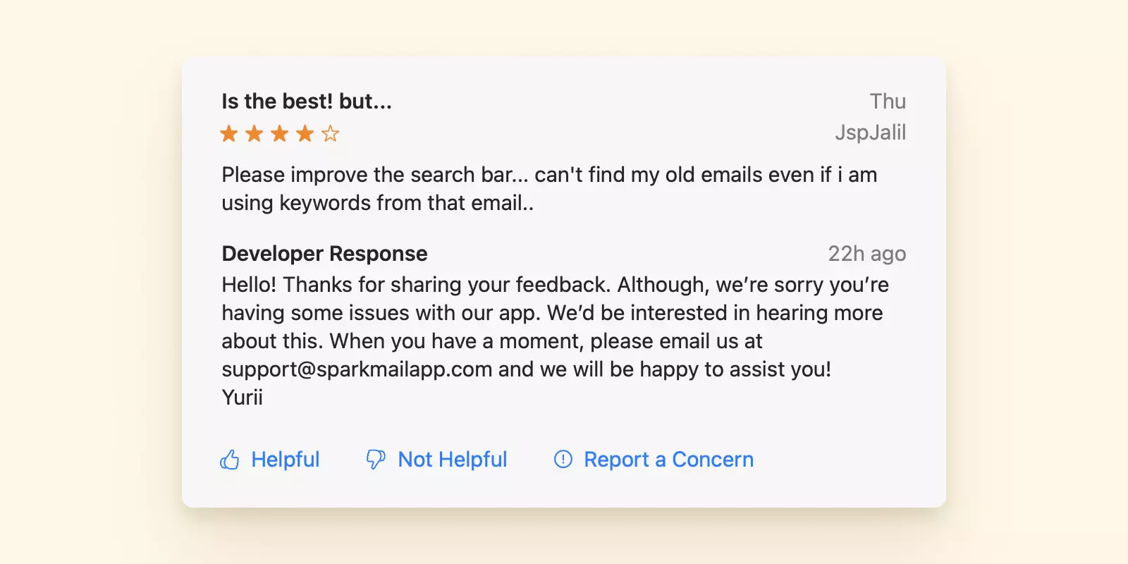 Spark review g2 Spark email client user review