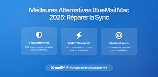 Meilleures Alternatives à BlueMail pour Mac en 2026 : Résoudre les Problèmes de Synchronisation et d'Intégration Plateforme