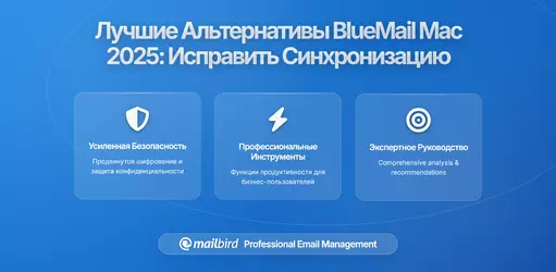 Лучшие альтернативы BlueMail для Mac в 2026: Решение проблем с синхронизацией и интеграцией платформ