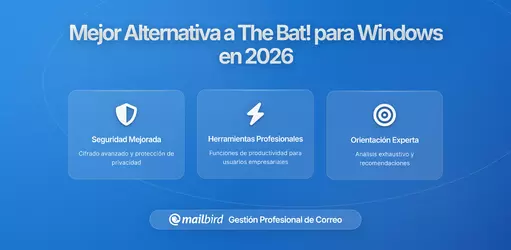 Mejor alternativa a The Bat! para usuarios de Windows en 2026