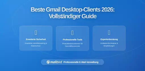 Beste Desktop-E-Mail-Clients für Gmail in 2026: Ein umfassender Leitfaden zur perfekten Lösung