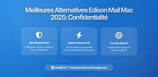 Les Meilleures Alternatives à Edison Mail pour Mac en 2026 : Solutions Priorisant la Vie Privée pour les Utilisateurs Soucieux de Sécurité