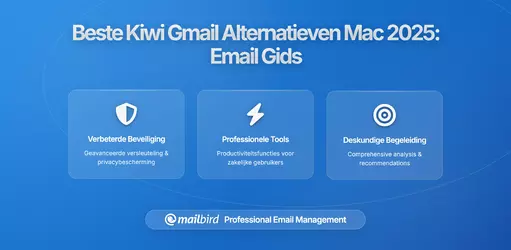 Beste Kiwi Gmail Alternatieven voor Mac in 2026: Complete Gids voor Desktop E-mailclients