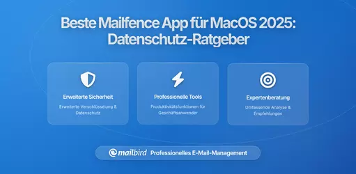 Beste Mailfence-App für MacOS in 2026: Vollständiger Sicherheits- und Datenschutzleitfaden
