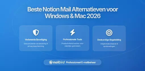 Beste Notion Mail Alternatieven voor Windows en Mac in 2026: Een Uitgebreide Gids