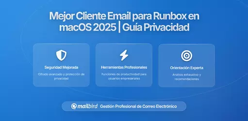 Mejor Cliente de Correo para Runbox en macOS en 2026: Guía Completa de Gestión Moderna de Correos