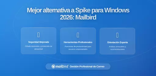 Mailbird como una Alternativa Superior a Spike para Usuarios de Windows en 2026