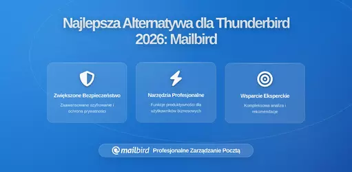 Najlepsza alternatywa dla Thunderbirda na Windows w 2026: Dlaczego Mailbird rozwiązuje wyzwania zarządzania e-mailem