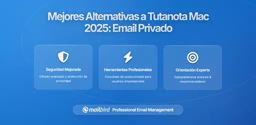Mejores alternativas a la aplicación Tutanota para Mac 2026: Clientes de correo privado que realmente funcionan en macOS