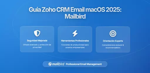 Guía Definitiva para la Integración de Email en Zoho CRM en macOS: Mailbird y Más en 2026