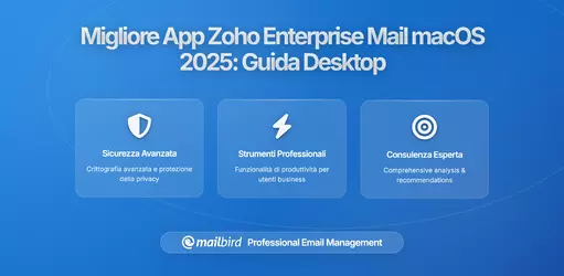 Miglior App Zoho Enterprise Mail per macOS nel 2026: Soluzioni Desktop Efficienti