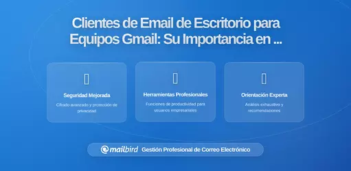 Por qué los Clientes de Correo de Escritorio Son Más Importantes que Nunca para los Equipos de Gmail