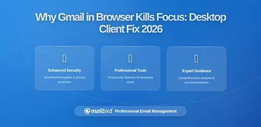 Why Gmail in Your Browser Is Sabotaging Your Deep Work (And How a Desktop Client Fixes It)