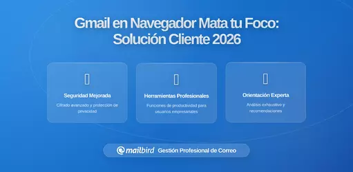 Por qué Gmail en tu navegador está saboteando tu trabajo profundo (Y cómo un cliente de escritorio lo soluciona)