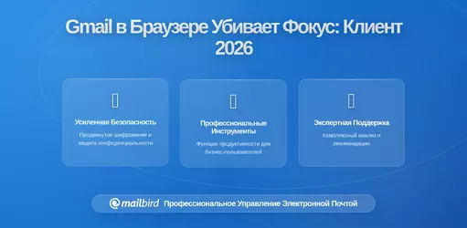 Почему Gmail в браузере мешает глубокому фокусу (и как десктопный клиент это исправляет)