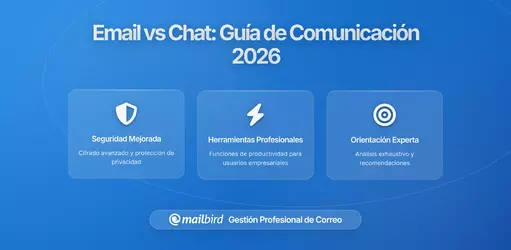 Cuándo el Correo Electrónico Supera al Chat y Cuándo Pierde Sin Ruido con Mailbird como el Centro