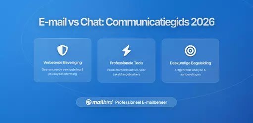 Wanneer e-mail de voorkeur heeft boven chat en wanneer het stilletjes verliest met Mailbird als hub