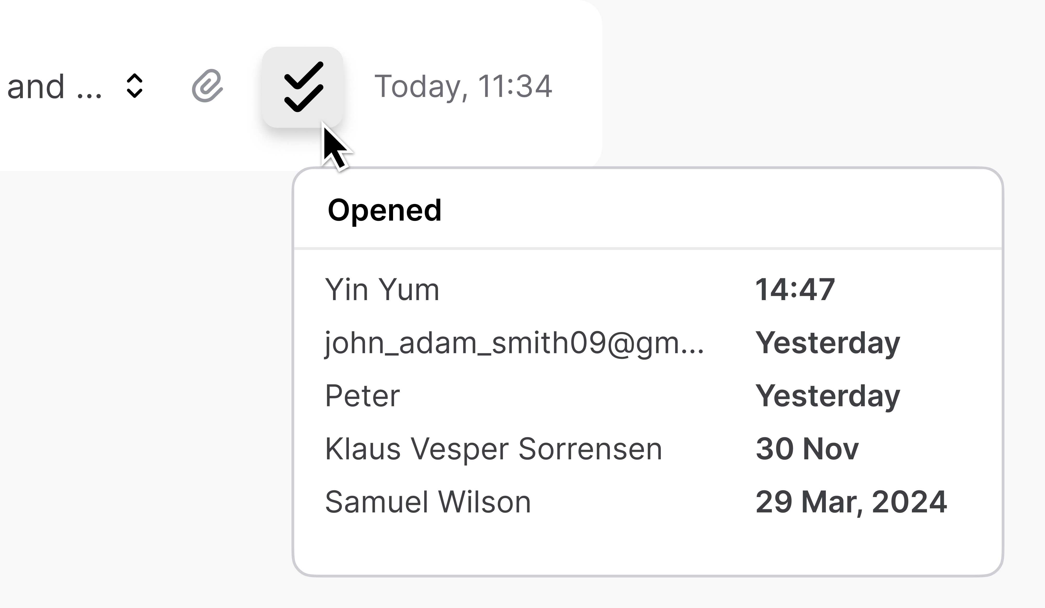 El seguimiento de correos muestra qu&eacute; destinatarios abrieron tu mensaje y cu&aacute;ndo lo hicieron