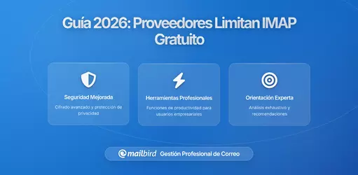 Proveedores de Email Están Restringiendo Silenciosamente el Acceso IMAP Gratis para Apps de Terceros: Lo que Necesitan Saber los Usuarios en 2026