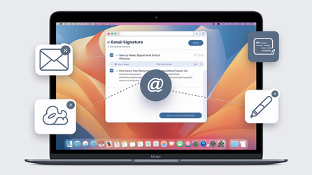 How to create and use email signatures in Mac Mail