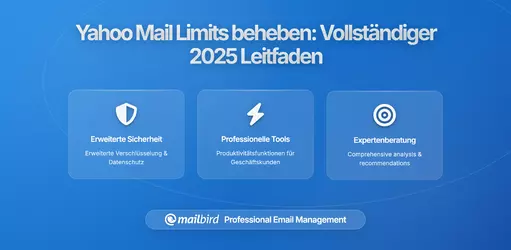 Verhindern Sie Yahoo Mail Blockierungen - Begrenzungen jetzt beheben