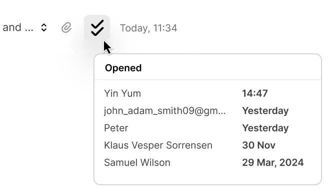 Email Tracking