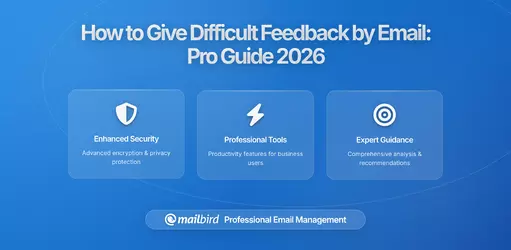 How to Give Difficult Feedback by Email When Meetings Aren't Possible: A Professional Guide