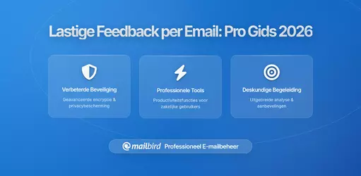 Hoe Moeilijke Feedback per E-mail te Geven als Vergaderingen Niet Mogelijk zijn: Een Professionele Gids
