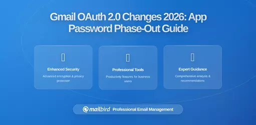 Gmail OAuth 2.0 Changes 2026: What Gmail Users Need to Know About App Passwords and Secure Access