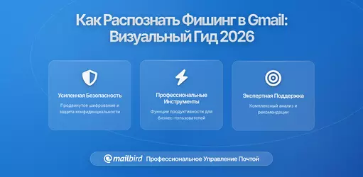 Как определить фишинговые письма в Gmail: Руководство с визуальными индикаторами безопасности 2026