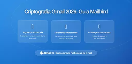 Expansão da Criptografia do Lado do Cliente do Gmail: O que os Usuários do Mailbird Precisam Saber sobre Email Seguro em 2026