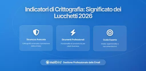 Comprendere gli Indicatori di Crittografia Email: Cosa Significano Davvero le Icone di Blocco nel 2026