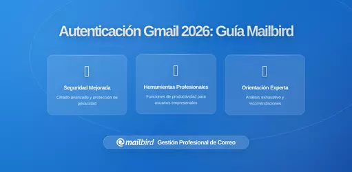 Requisitos más estrictos de autenticación de Gmail: Lo que los usuarios de Mailbird deben saber en 2026