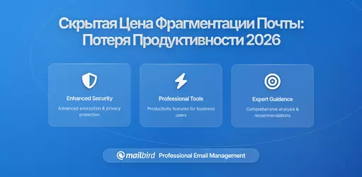 Скрытые затраты фрагментации электронной почты: Как несколько клиентов и провайдеров снижают продуктивность вашей команды