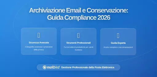 Regole di Archiviazione e Conservazione delle Email: Come i Requisiti di Conformità Stanno Rimodellando le Decisioni sui Client di Posta per le Industrie Regolate
