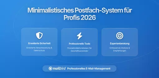 Ein langfristiges, minimalistisches Postfach für geschäftliche Bedürfnisse einrichten