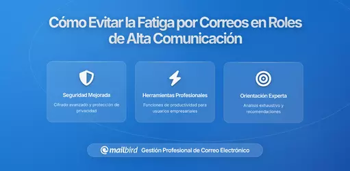 ¿Sobrecarga de correos? Cómo evitar la fatiga del correo en roles de alta comunicación sin perder mensajes críticos