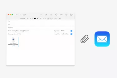 Bestanden bijvoegen in Mac Mail zonder invoegen