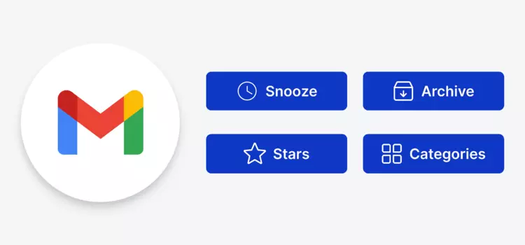 Organize Gmail with email snoozing, archiving, stars, and categories