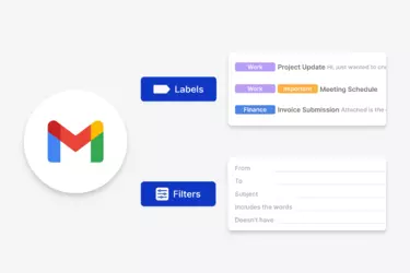 Using labels and filters to organize your Gmail inbox