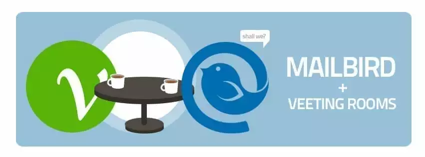 Mailbird verwelkomt Veeting Rooms